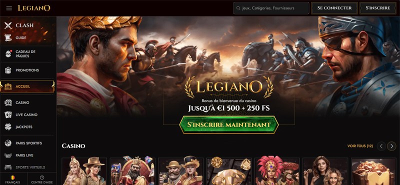 legiano casinos en ligne en belgique