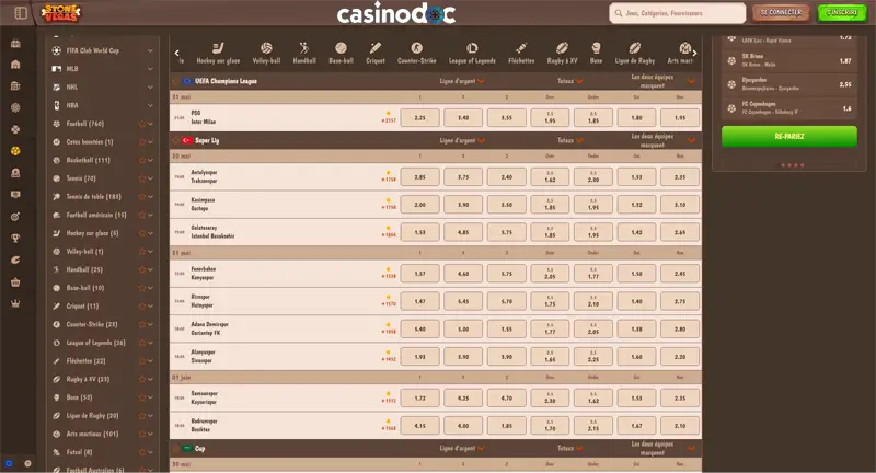 paris sportifs stonevegas casino