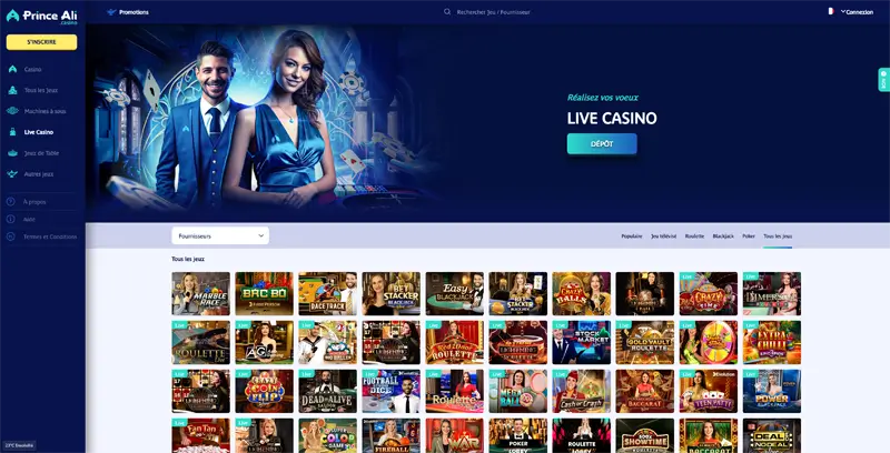 prince ali jeux live