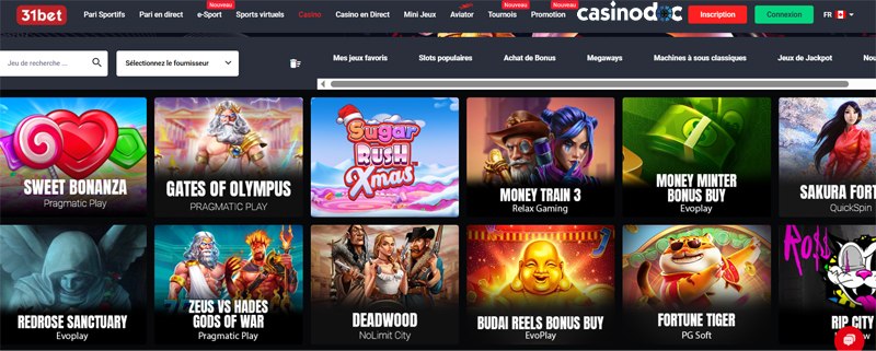 section casino avis 31bet