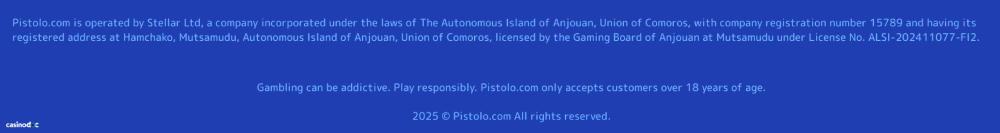 Licence Pistolo Casino