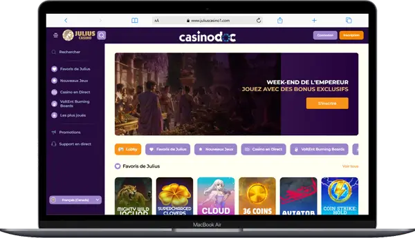 apple mackbook air julius casino