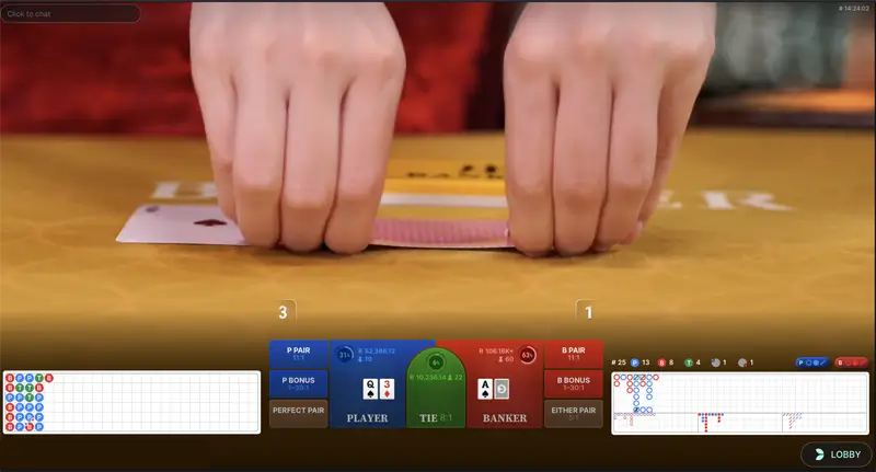 baccarat squeeze live avis