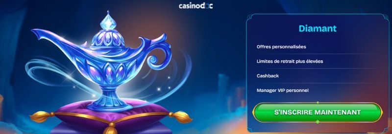 programme vip sur Wishwin Casino