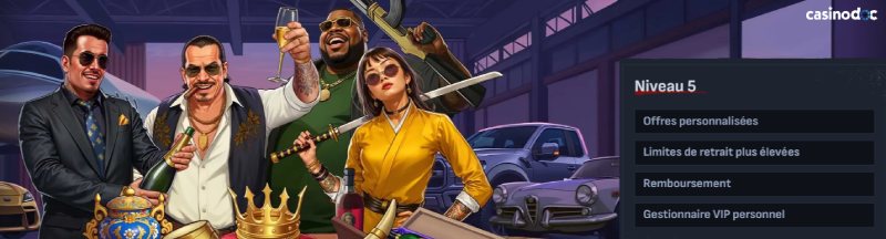 Programme VIP MafiaCasino