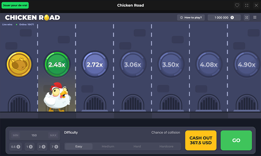 Testez aussi Chicken Road gratuitement avant d’activer votre code bonus !