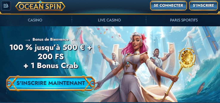 Ocean Spins : L'un des meilleurs nouveaux casinos en ligne