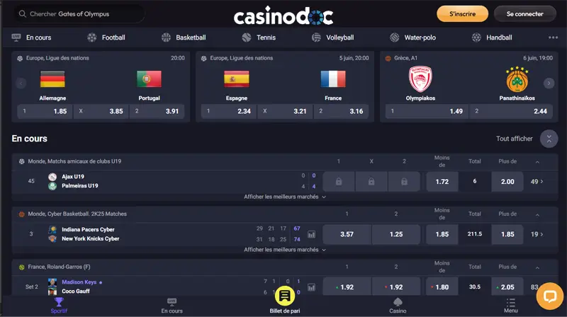 paris sportifs mad casino