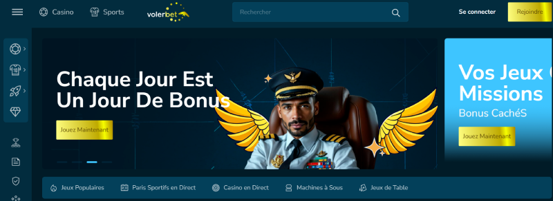 PCS sur volerbet casino