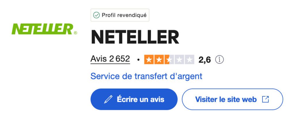 trustpilot neteller
