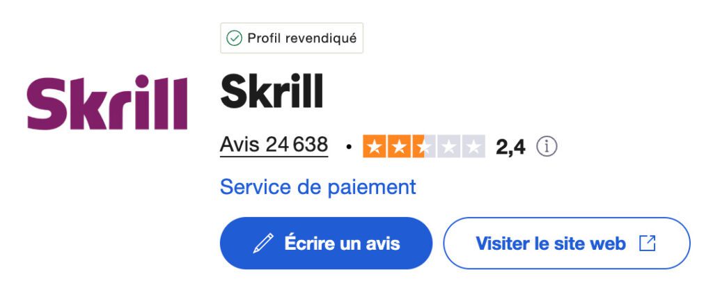 trustpilot skrill