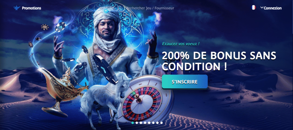 Prince Ali Casino bonus