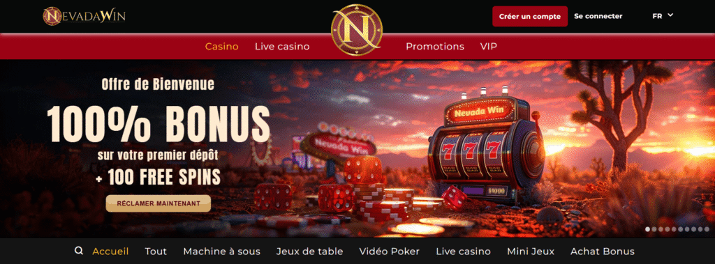 Nevada Win Casino bonus