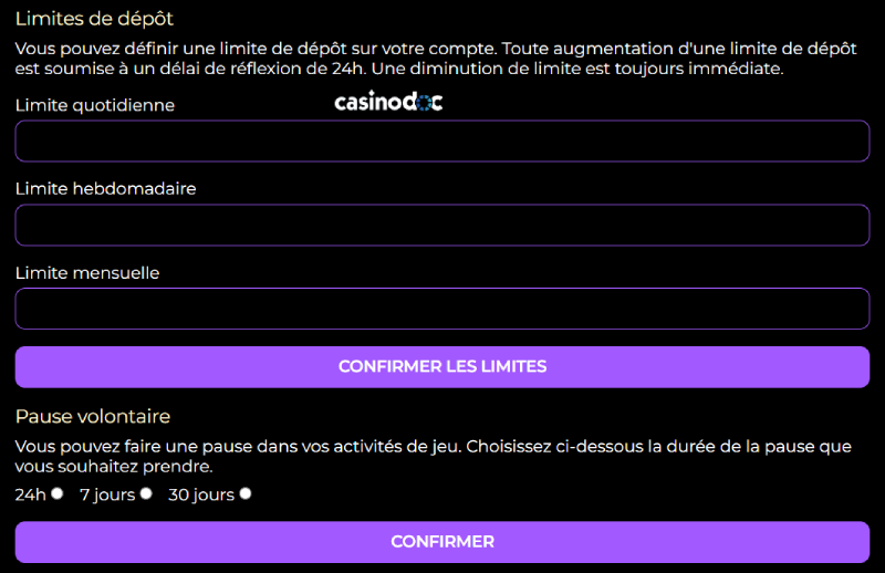 Fiabilité et sécurité du joueur sur CaptainSlots Casino