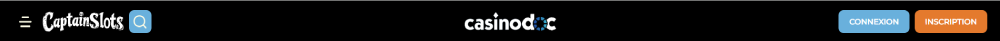 Inscription sur CaptainSlots Casino étape 2