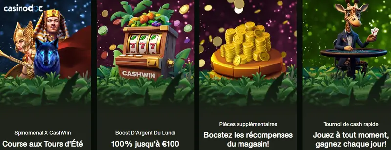 autres promotions cashwin