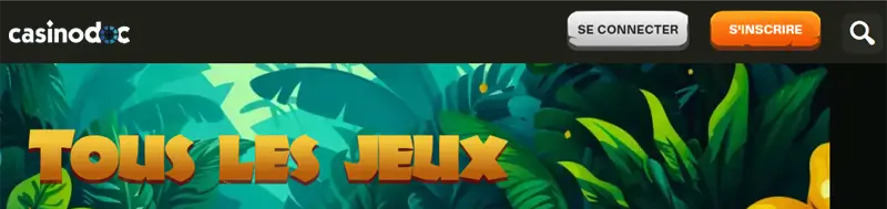 cliquez sur le bouton d'inscription cashwin