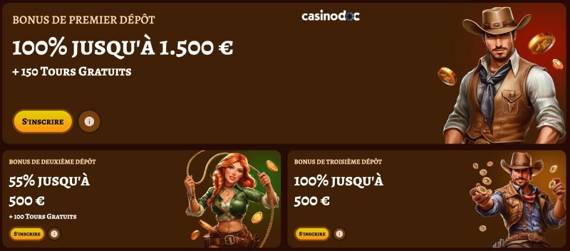 Capture d'écran bonus de bienvenue PlayJonny