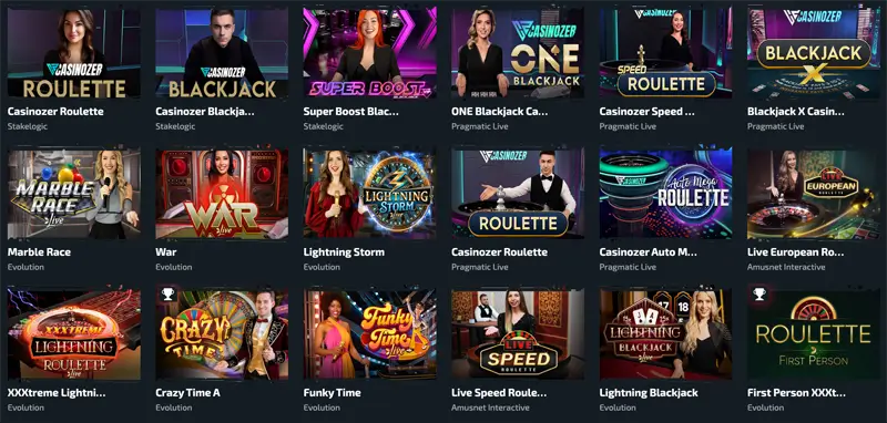 live casino en crypto