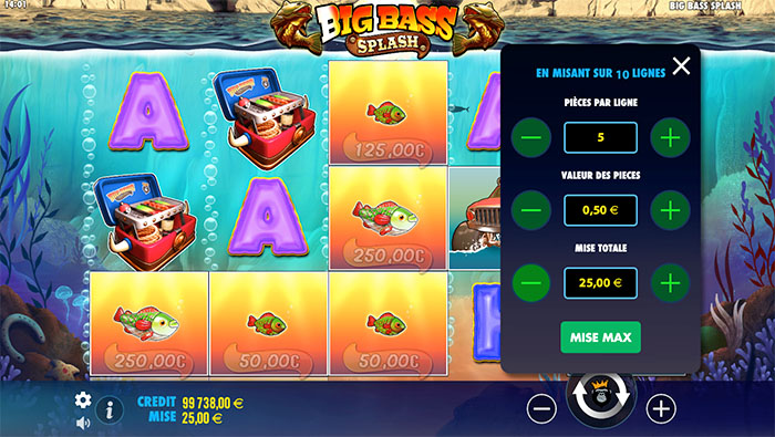 configuration big bass splash