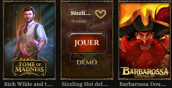 Capture d'écran de jeu avec indication "démo" du casino en ligne Kyngs casino