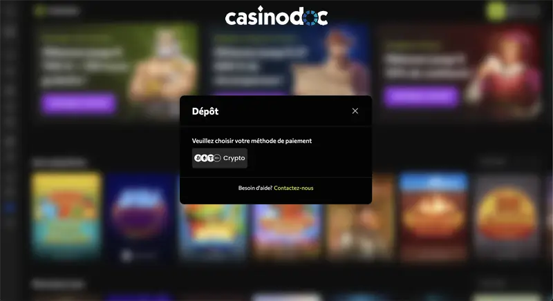dépôt instasino