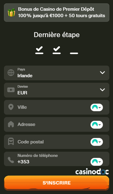 répondez au questionnaire cashwin
