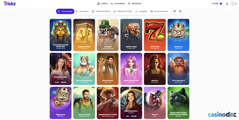 jeux de trickz