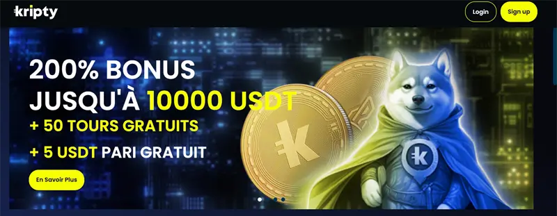bonus de bienvenue en crypto