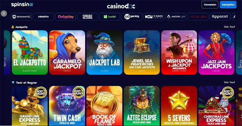 machines à sous spinsino casino