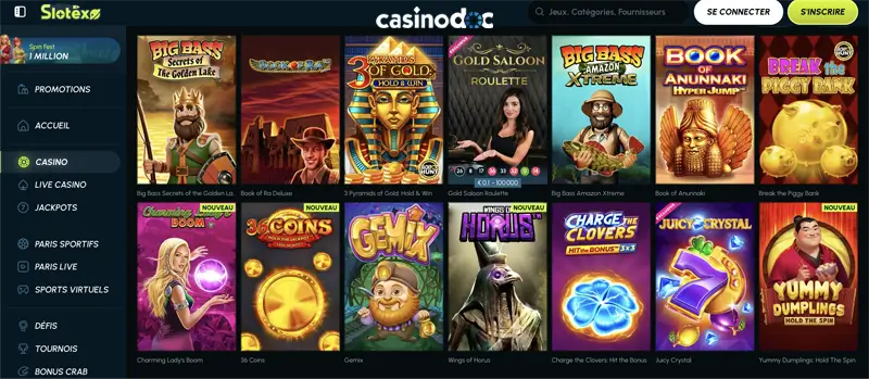section casino slotexo