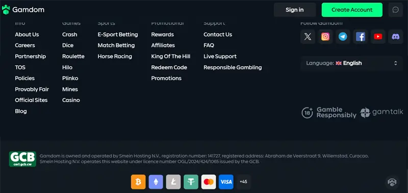 vérifier la licence et régulation du casino crypto