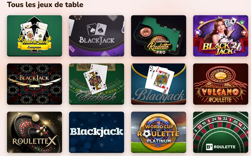 jeux de table variantes blockchain
