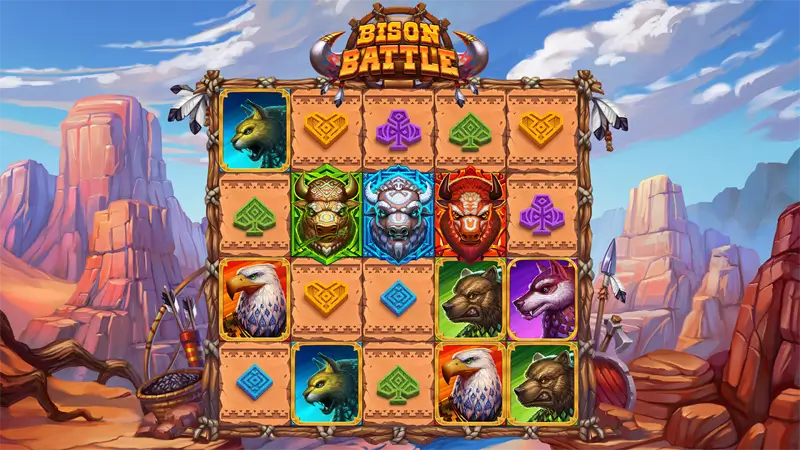 bison battle