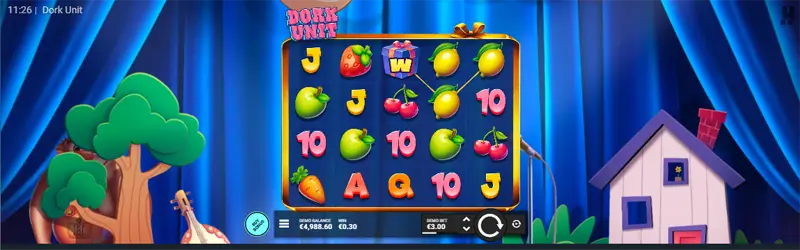 bonus et free spins dork unit