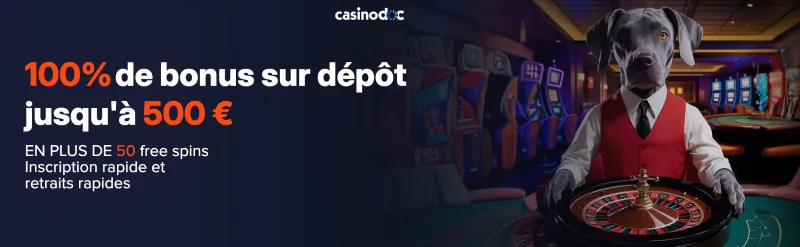 Capture d'écran bonus bienvenue PuppyBet