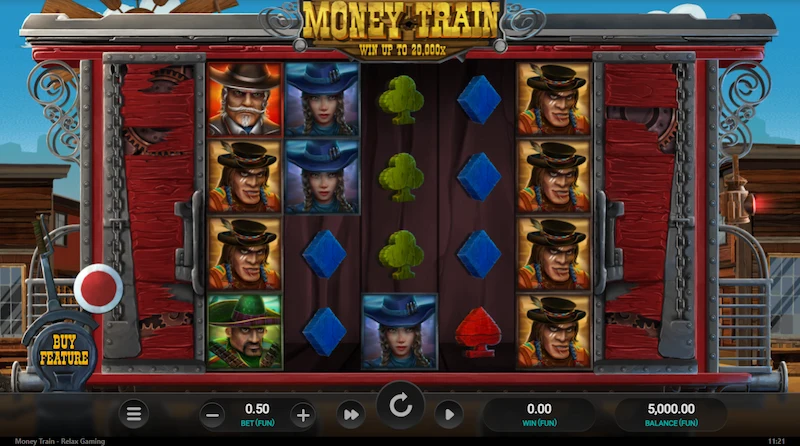 machine à sous money train 2