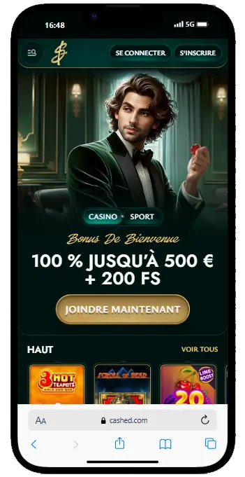 cashed casino mobile en ligne