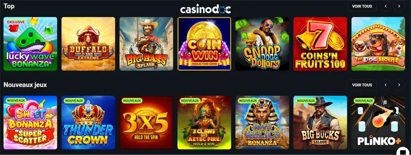 commencer à jouer sur lucky wave