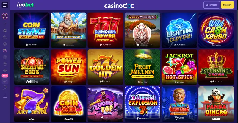 jeux igobet