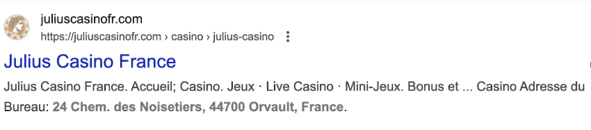 julius casino connexion
