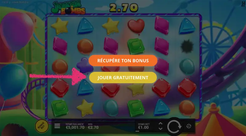 lancez la démo joker bombs