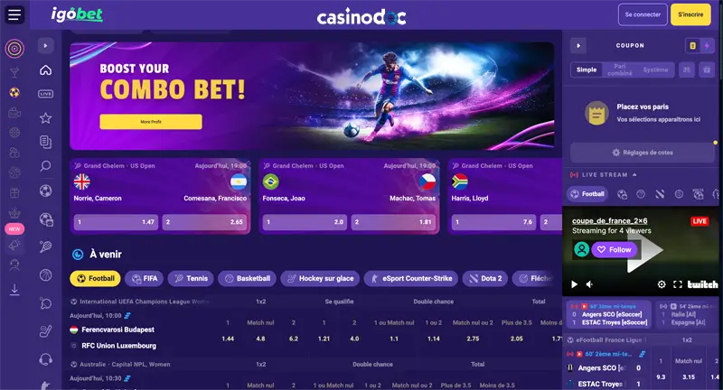 paris sportifs igobet