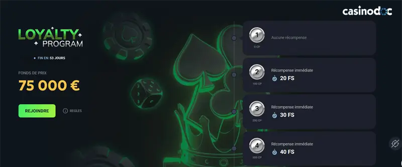 programme de fidélité lucky wave