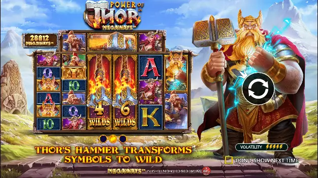 symbole thor’s hammer power of thor megaways