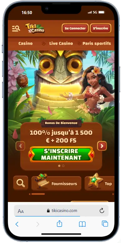 tiki casino casino mobile en ligne