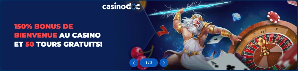 Bonus de bienvenue de BetOspin Casino