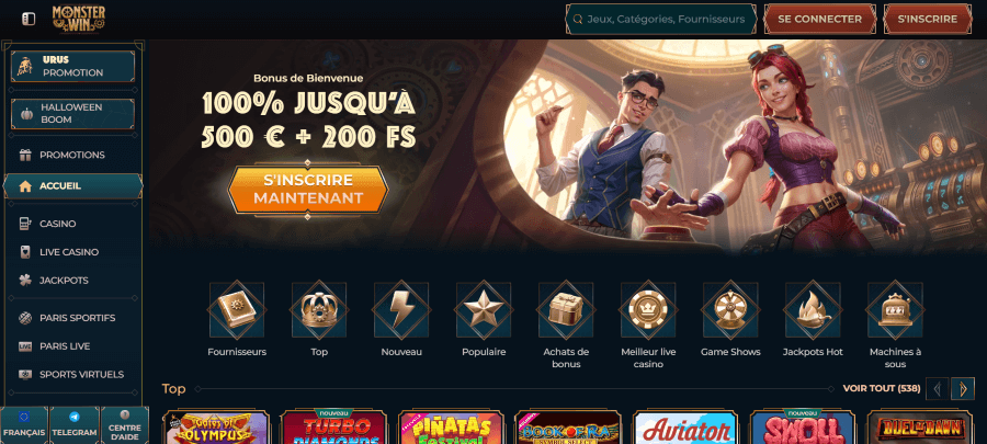 monster win casino