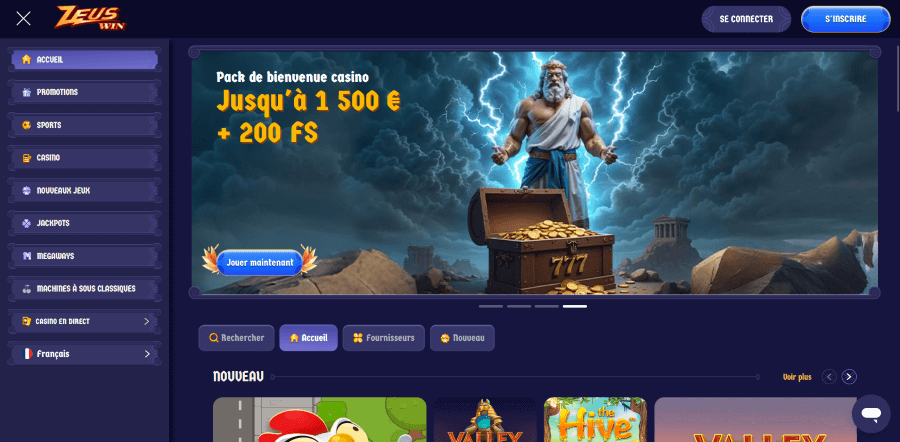 zeus win casino