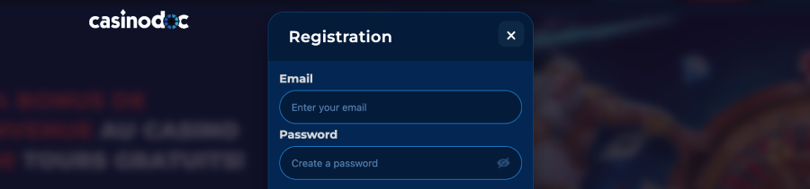 Inscription sur BetOspin étape4